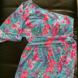 Lilly Pulitzer One Shoulder Romper